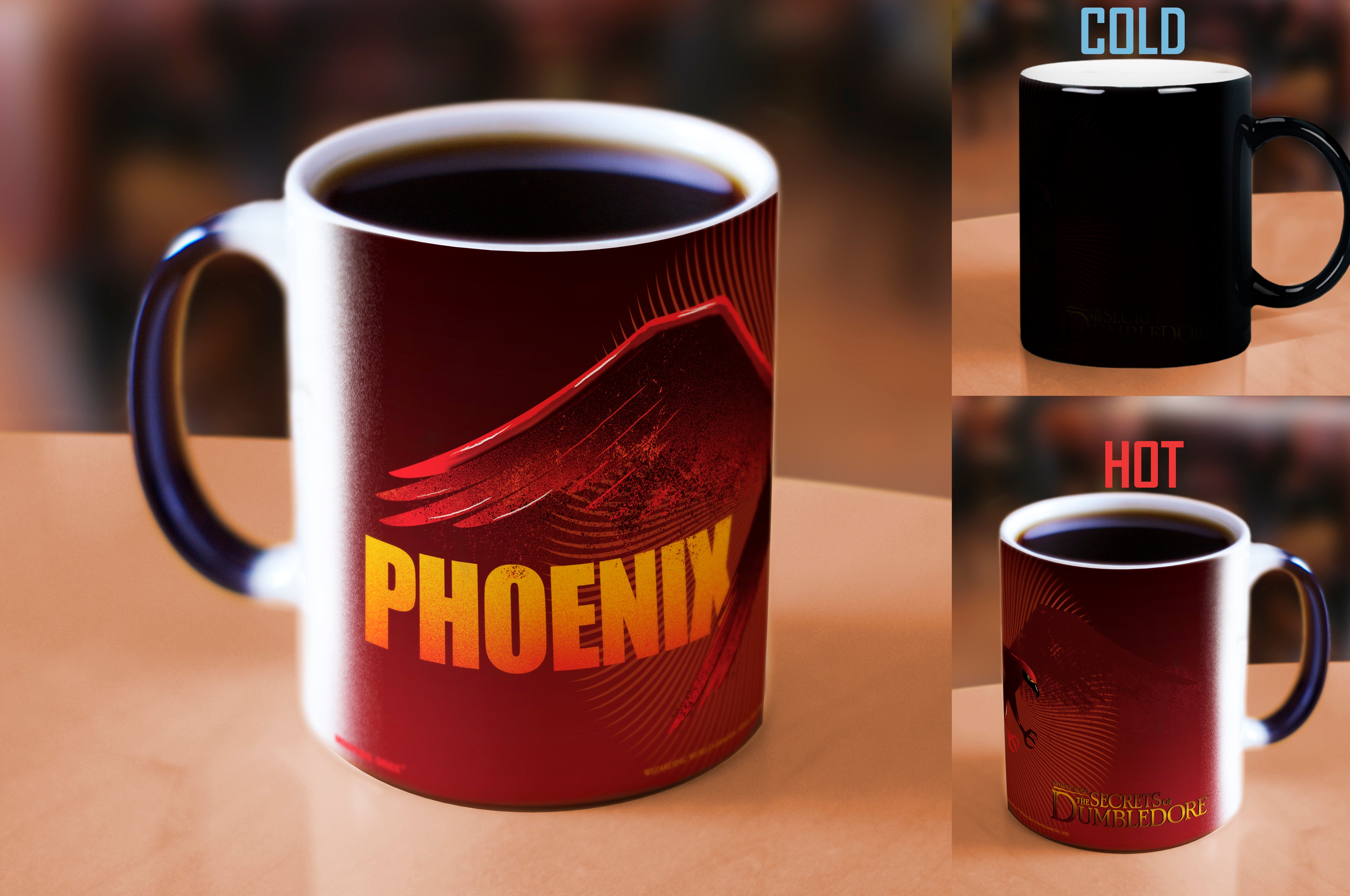 Fantastic Beasts: The Secrets of Dumbledore (Phoenix) Morphing Mugs®  Heat-Sensitive Mug MMUG1397